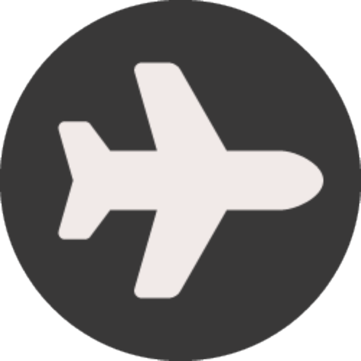 Ikon med flygplan